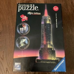 3D Ravensburger Puzzle Night Edition Light up